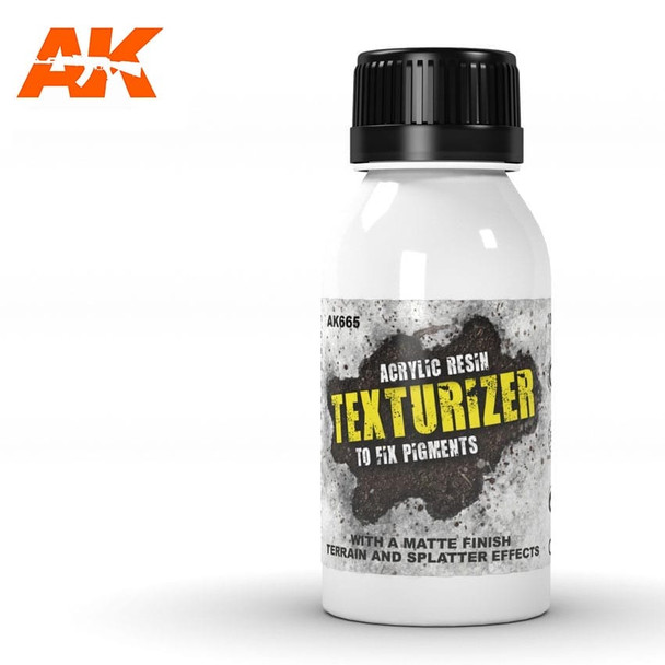 AK Interactive Pigments - Acrylic Resin Texturizer to Fix Pigments 100ml