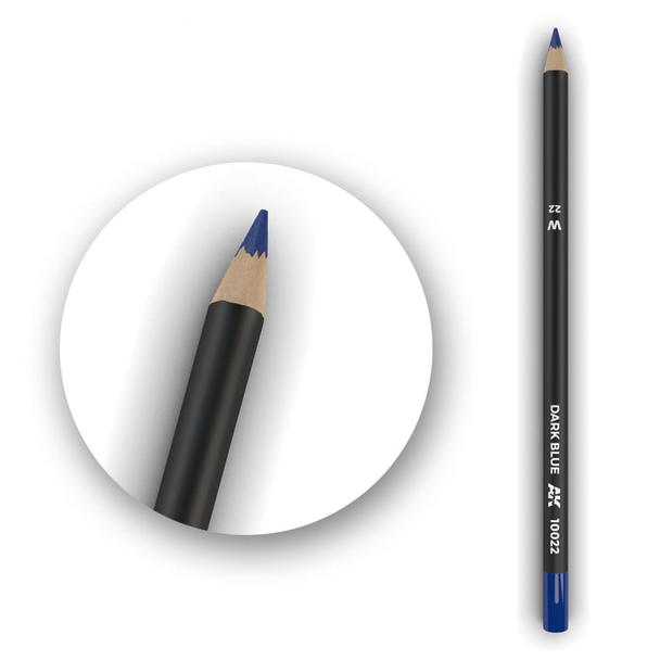 AK Interactive Weathering Pencils - Dark Blue (5 Unit Box)