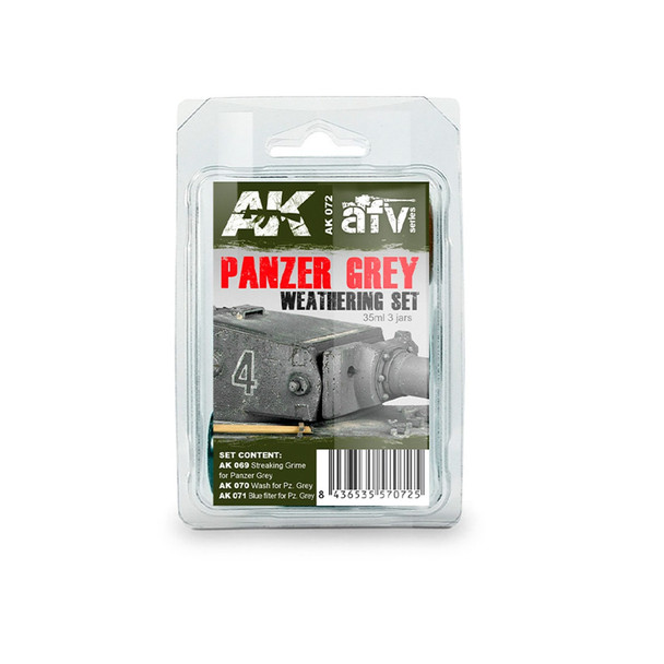 AK Interactive Weathering Paint Set - Early Panzers