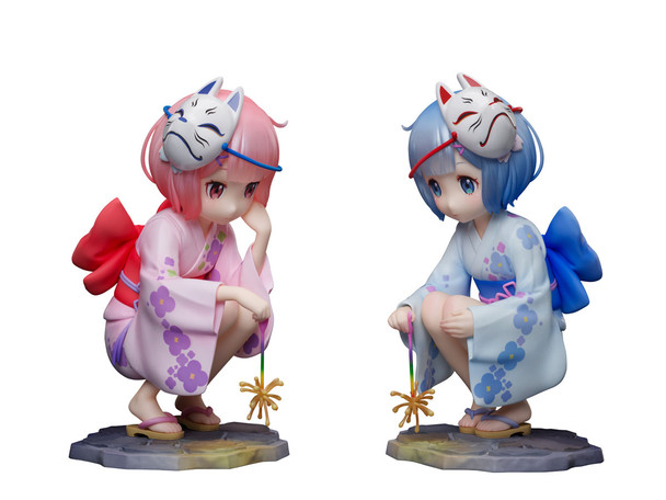 Furyu Corporation Re:ZERO -Starting Life in Another World Series Ram & Rem Childhood Summer Memories 1/7 Scale Figure