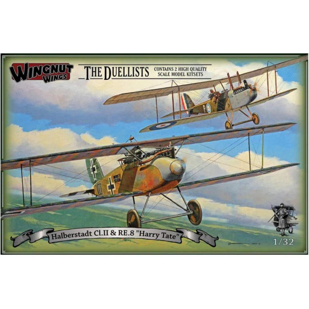Wingnut Wings 1/32 Scale Halberstadt Cl.II & RE.8 'Harry Tate' Model Kit