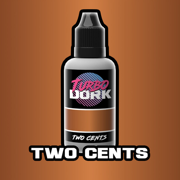 Turbo Dork Metallic Acrylic Paint - Two Cents 20ml