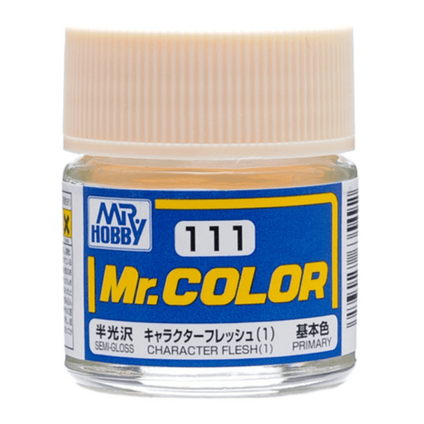 Mr. Hobby Mr. Color Acrylic Paint - C111 Character Flesh (1) (Semi-Gloss/Primary) 10ml