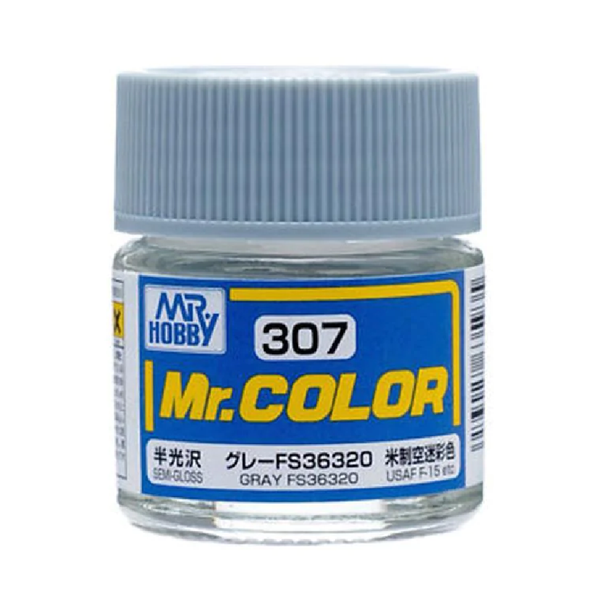 Mr. Hobby Mr. Color Acrylic Paint - C307 Gray FS36320 (Semi-Gloss/Aircraft) 10ml