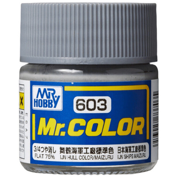 Mr. Hobby Mr. Color Acrylic Paint - C603 IJN Hull Color (Maizuru) (Imperial Japanese Warship / Maizuru Arsenal) 10ml