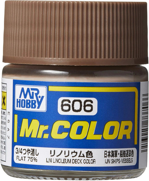 Mr. Hobby Mr. Color Acrylic Paint - C606 IJN Linoleum Deck Color (Imperial Japanese Warship Deck) 10ml