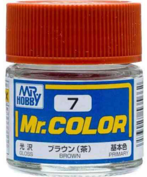 Mr. Hobby Mr. Color Acrylic Paint - C7 Brown (Gloss/Primary) 10ml