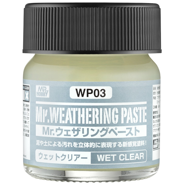 Mr. Hobby Mr. Weathering Paste - Wet Clear 40ml