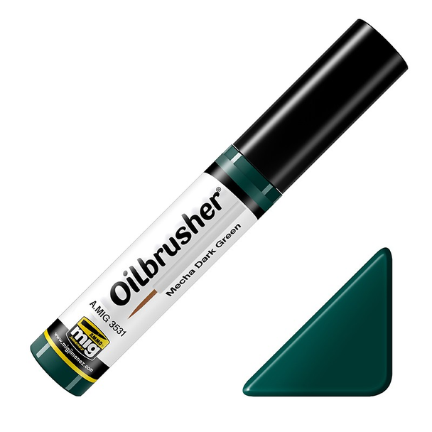 Ammo Mig Oils - Oilbrusher Mecha Dark Green