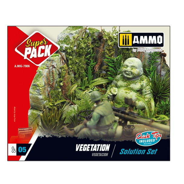 Ammo Mig Box Sets - Vegetation Super Pack Solution Set