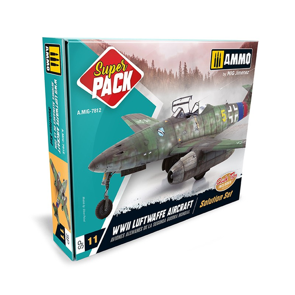 Ammo Mig Box Sets - Luftwaffe WWII Weathering Super Pack Solution Set