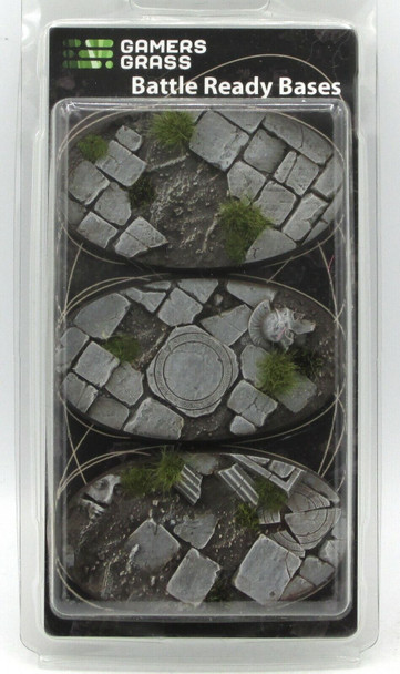 Gamers Grass Battle Ready Bases - Temple - Oval 75mm (x3)