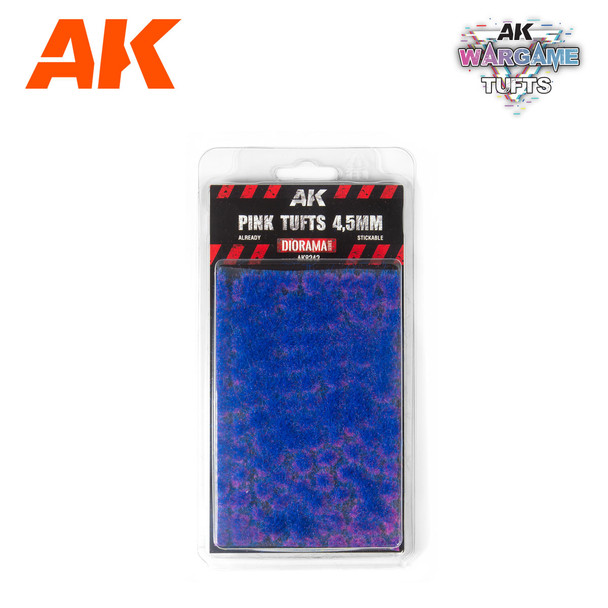 AK Interactive Vegetation - Pink & Blue Wargame Tuft 4.5mm