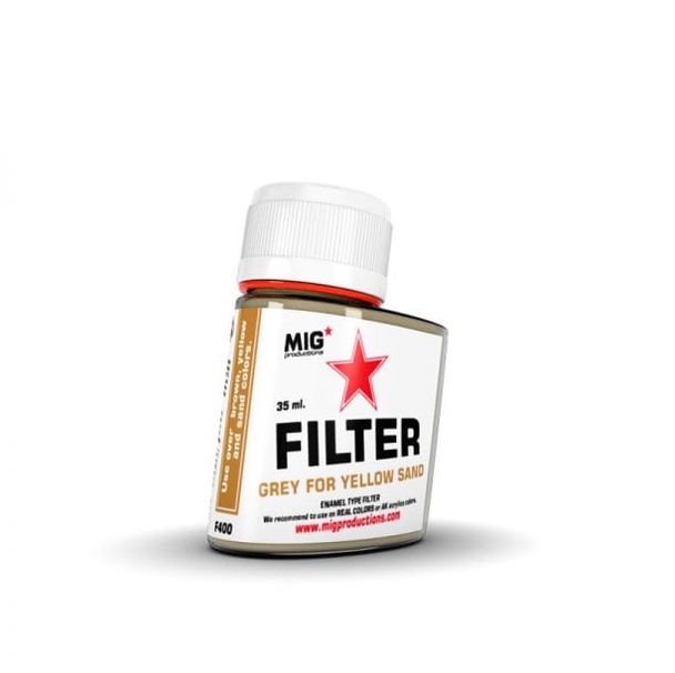 MIG Productions Filters - Grey for Yellow Sand 35ml