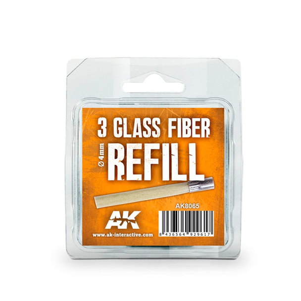 AK Interactive Glass Fibre Refills 4mm