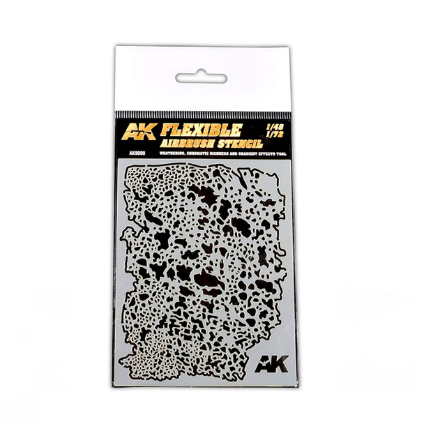 AK Interactive Flexible Airbrush Stencil 1/48 and 1/72 Scale