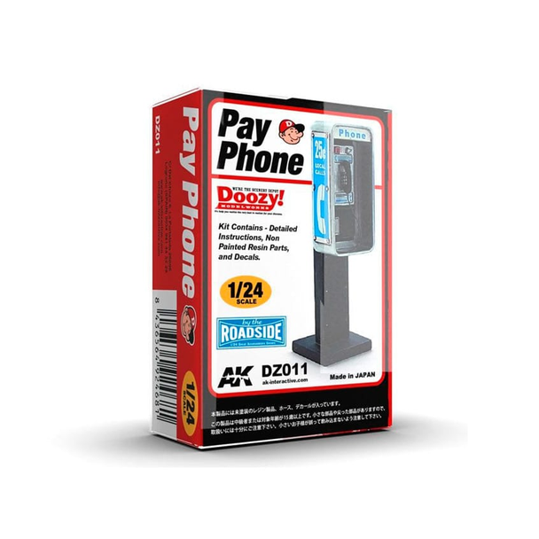 Doozy 1/24 Scale Pay Phone Model Kit