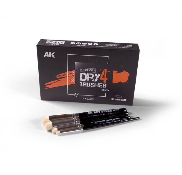 AK Interactive Dry Brushes Set