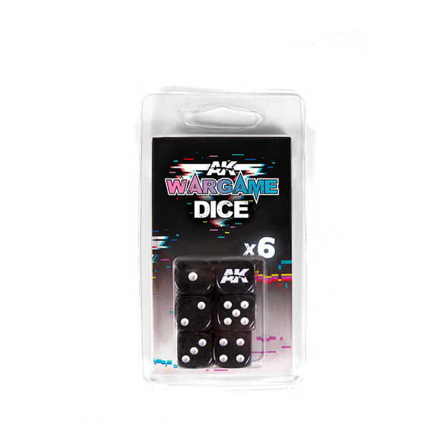 AK Interactive Dice Set - Black