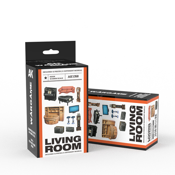 AK Interactive Wargame Scenography Set - Living Room