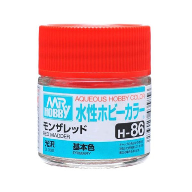 Mr Hobby Aqueous Color H47 Gloss Red Brown 10ml Bottle