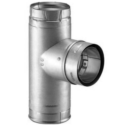 3 Single Tee With Clean Out Cap 3PVP-T - ExpressFireplace.com