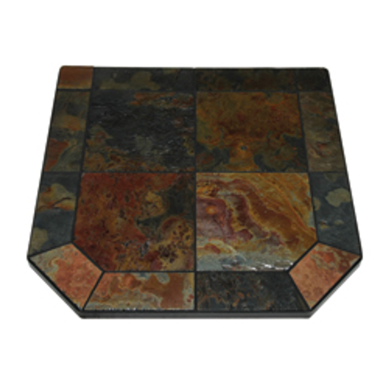 49707 American Panel Carmel Tile Stove Board, Single Cut Corner
