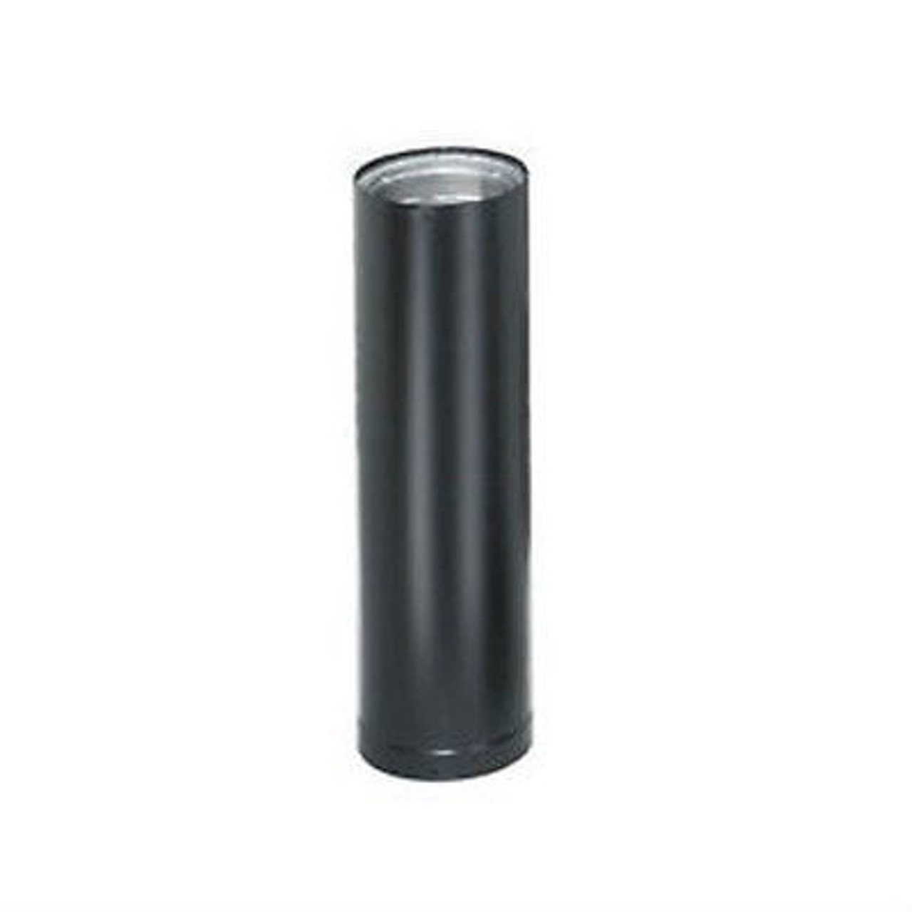 DuraVent 6 x 24 DVL Double-Wall Black Stove Pipe - 6DVL-24