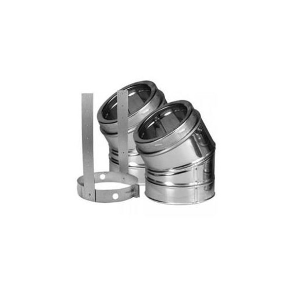 6" DuraVent DuraTech 30 Deg Stainless Steel Elbow Kit 6DT-E30KSS