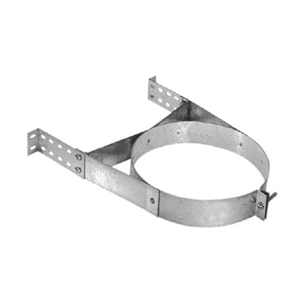 6" DuraVent DuraTech Stainless Steel Wall Strap , Adjustable 6DT-WSSS