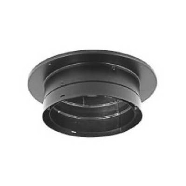 DuraVent DVL® Double-Wall Stove Pipe 7" Diameter Chimney Adapter with Trim Collar 7DVL-ADT