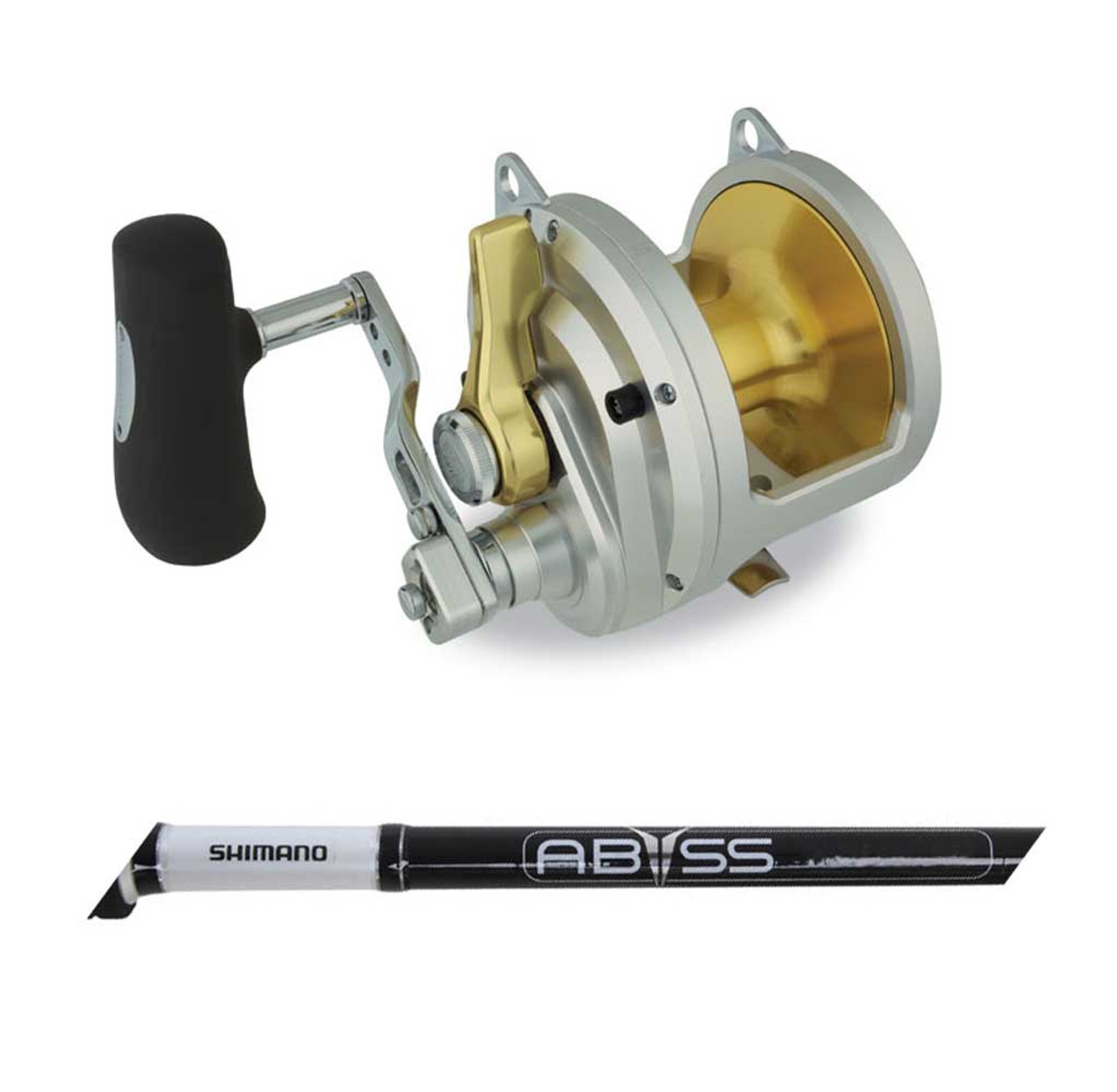 Shimano Talica TAC50II Two Speed Reel + Abyss SW Game STD/UP 5'6
