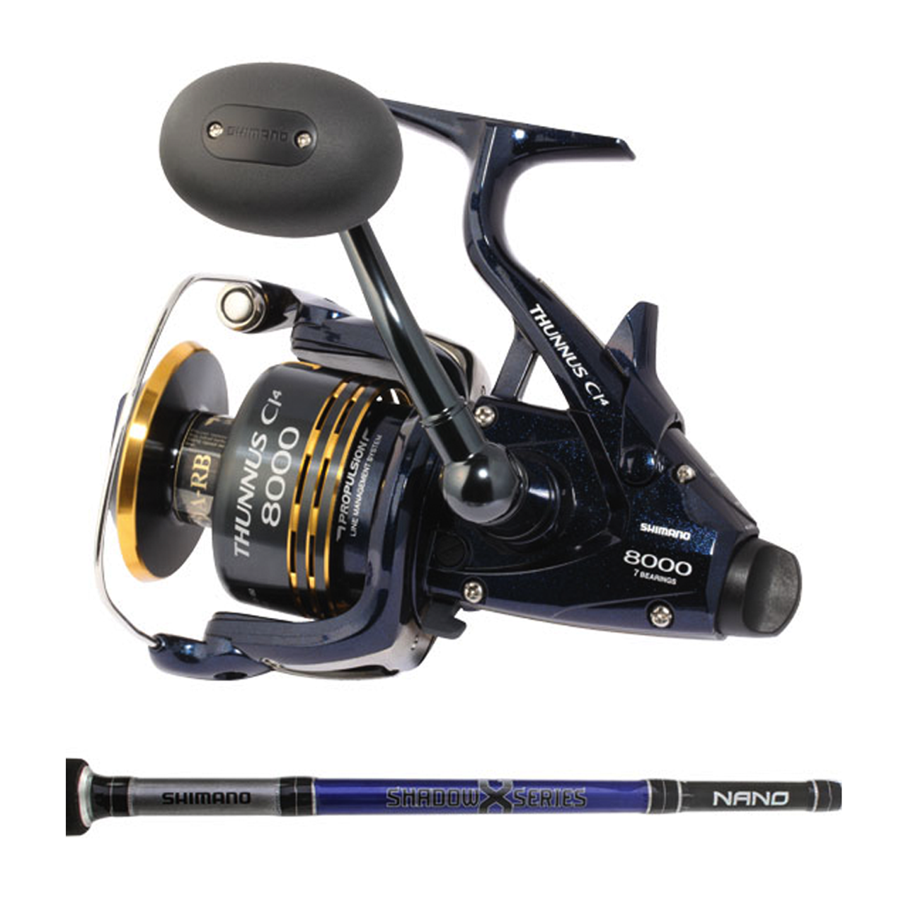 Shimano Shadow X 7' 6-10kg + Shimano Thunnus CI4 8000