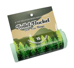 Toilet Bucket Eco Bag Roll (15 bags per roll) Toilet Bucket Eco Bag Roll (15 bags per roll)