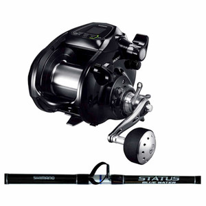 Shimano Force Master 9000 + Status Blue Water Drone 8’ 3pc 50/80lb Combo