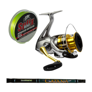 Shimano Sedona 4000FI + Catana 7'3" 2pc 6/8kg Spin Combo (w/ braid)