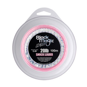 Black Magic Pink Shock Leader Trace Black Magic Pink Shock Leader Trace