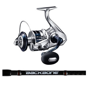Shimano Ocea Jigger 4000 & Backbone 5'5" 1pc 50/80lb Jig Spin Combo Shimano Ocea Jigger 4000 & Backbone 5'5" 1pc 50/80lb Jig Spin Combo