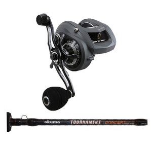Okuma Komodo SS 364 & Tournament Concept 6'3" 2pc 80-150 Overhead  Jig Combo
