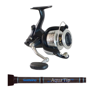 Shimano Baitrunner 4000OC + Aquatip 7' 2pc 4-8Kg combo. Shimano Baitrunner 4000OC + Aquatip 7' 2pc 4-8Kg combo.