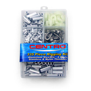 Centro Rigging Kit 335 pc Aluminium Crimps Centro Rigging Kit 335 pc Aluminium Crimps