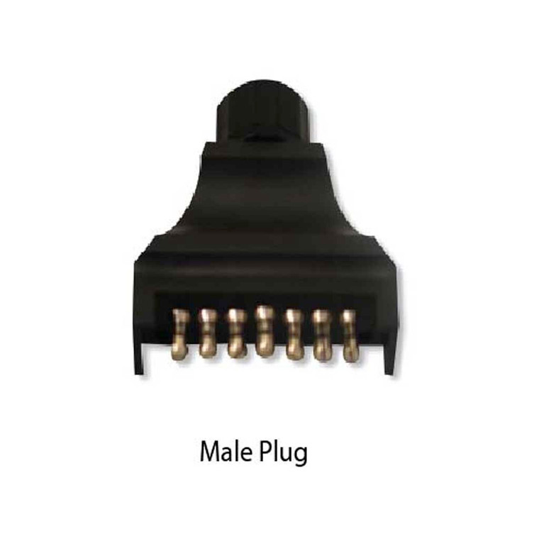 Trailer Plug 7 Pin Flat Male