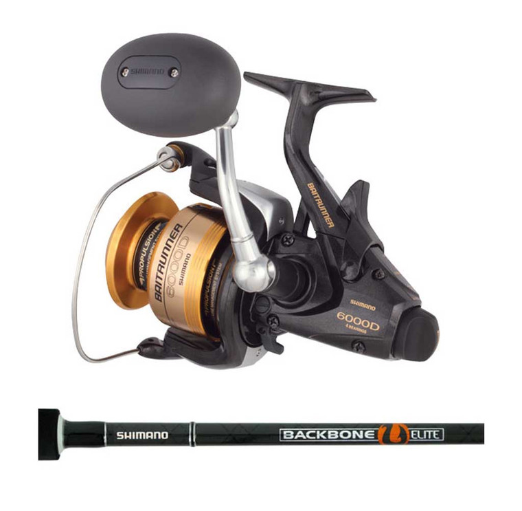 Shimano Baitrunner 6000D + Backbone 7'0 1pce 6/10kg Spin Combo