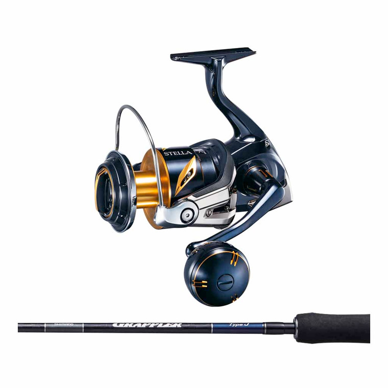 Shimano SW Stella 10000PG & Grappler Type 3 - 8'0 Combo