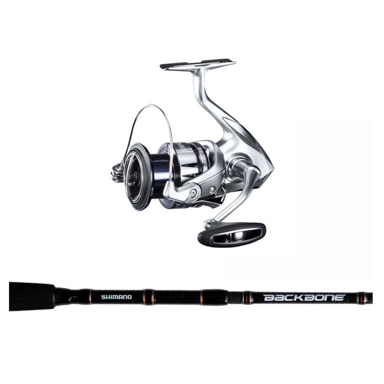 Shimano Stradic 4000FL XG &  Shadow-X 7' 2pc 5-10Kg Spin Rod Combo