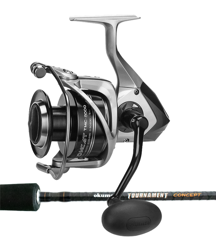 Okuma Tomcat 8000 + Tournament Concept 1pc 5'3 Combo