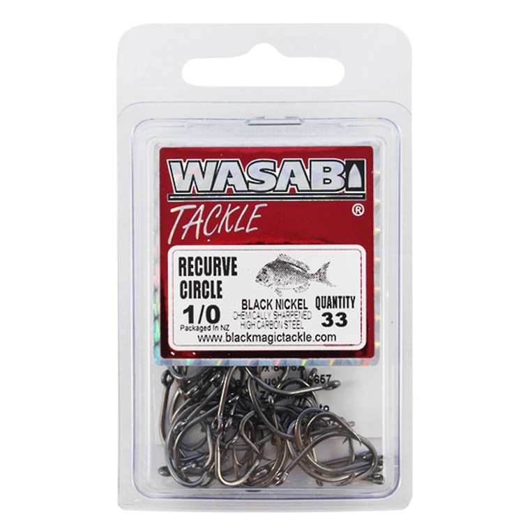 Wasabi Recurve Circle Hook Economy Pack