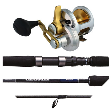 COMBO - Shimano Grappler BB Type J Jig PE6 + Shimano Speedmaster 12 II Speed