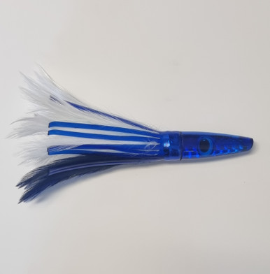 Zuker 8 ZTW-F6 Lure Blue/White Feather Lure - Dutchy's