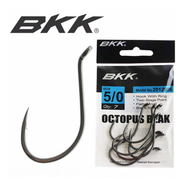 BKK Octopus Beak Hook Black 25 Pack